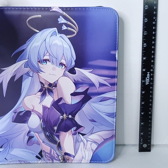 Robin Purple Blue Card Binder 3-Ring Anime Waifu Double Sided Redemption  Folder